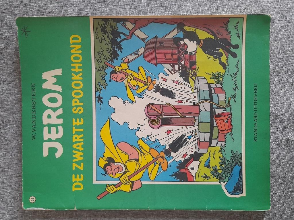 Jerom - le chien fantôme noir - 1ère édition, Willy Vandersteen, Une BD, Enlèvement, Utilisé