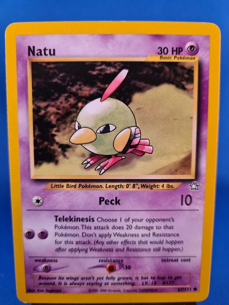 Natu 67/111 - Neo Genesis, Hobby en Vrije tijd, Verzamelkaartspellen | Pokémon, Verzenden, Gebruikt