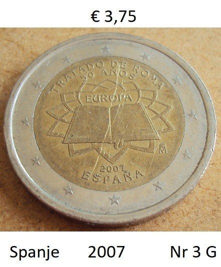 2 euromunten spanje, Postzegels en Munten, Munten | Europa | Euromunten, Ophalen of Verzenden, Spanje, 2 euro, Losse munt