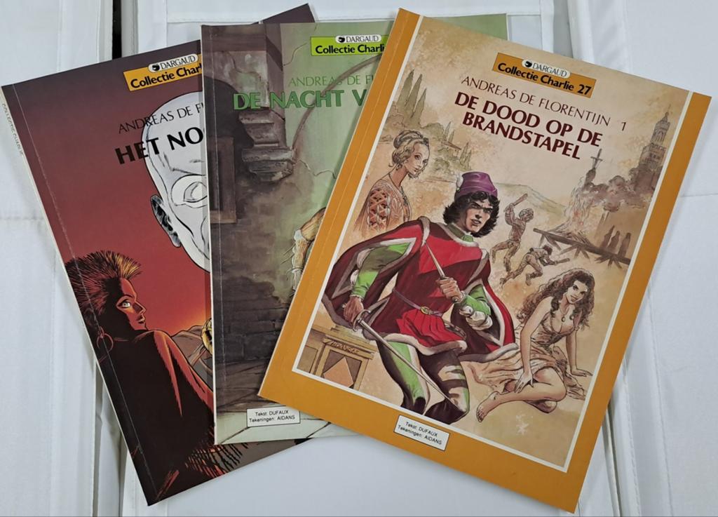 Volledige reeks Andreas de Florentijn, Boeken, Stripverhalen, Ophalen of Verzenden