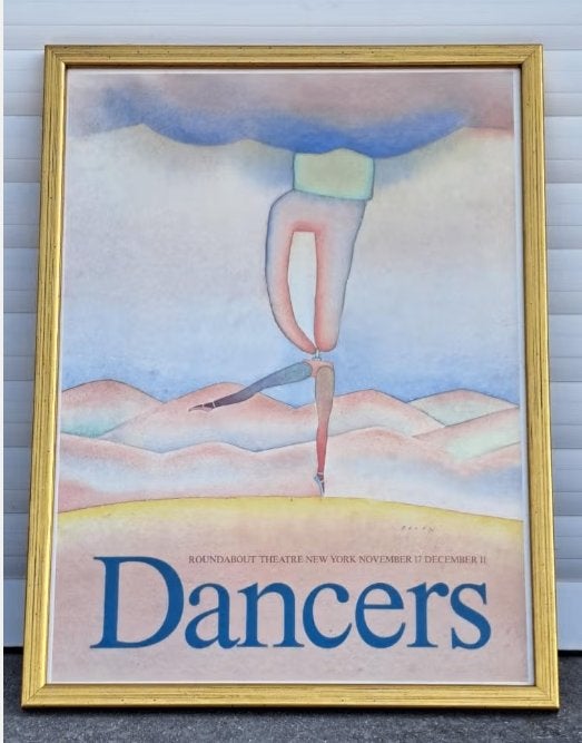 Lithographie dancers de jean michel folon, Antiek en Kunst, Kunst | Litho's en Zeefdrukken, Ophalen of Verzenden, Lithografie