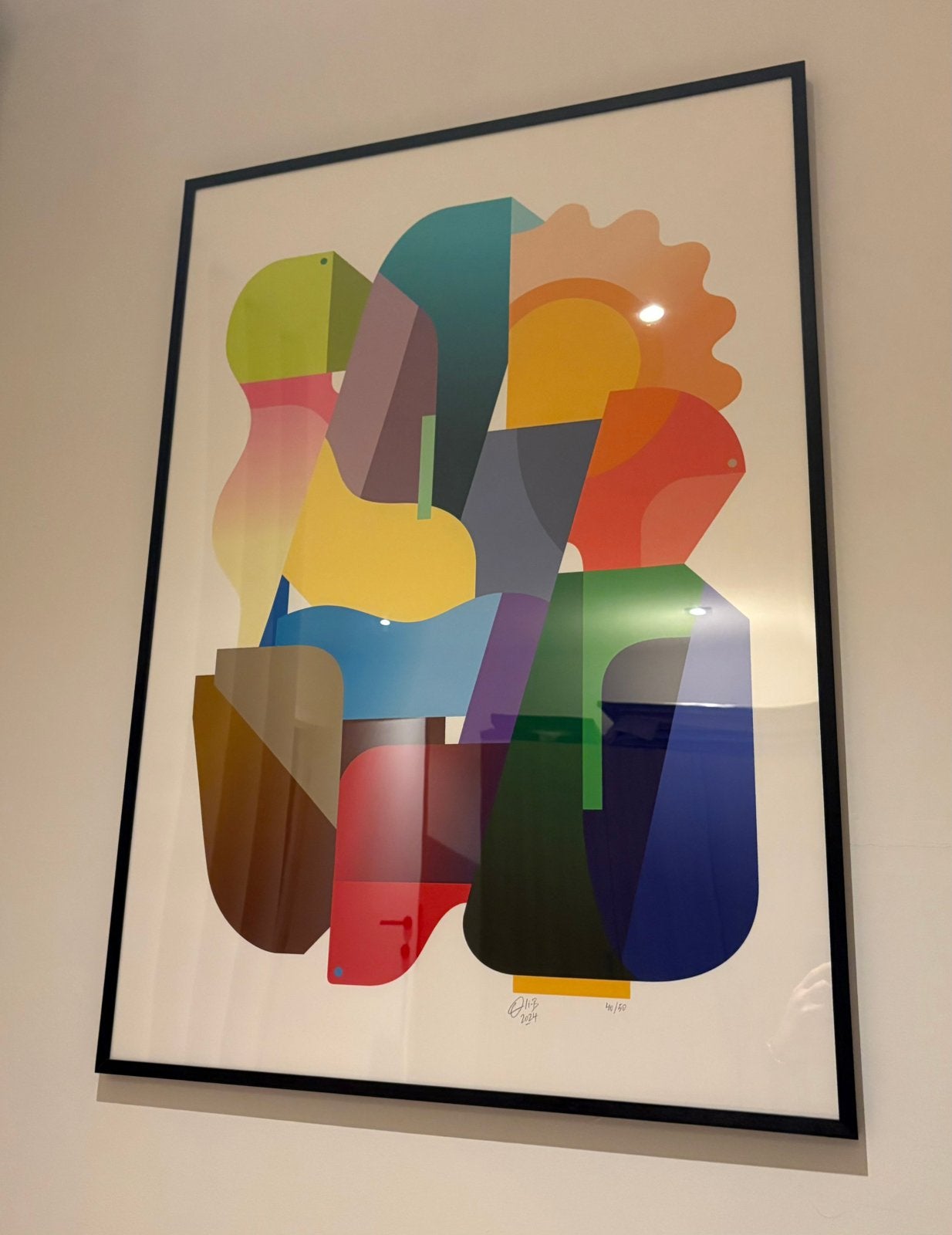 Genummerde lithografie van Oli-B, Enlèvement ou Envoi, Lithographie