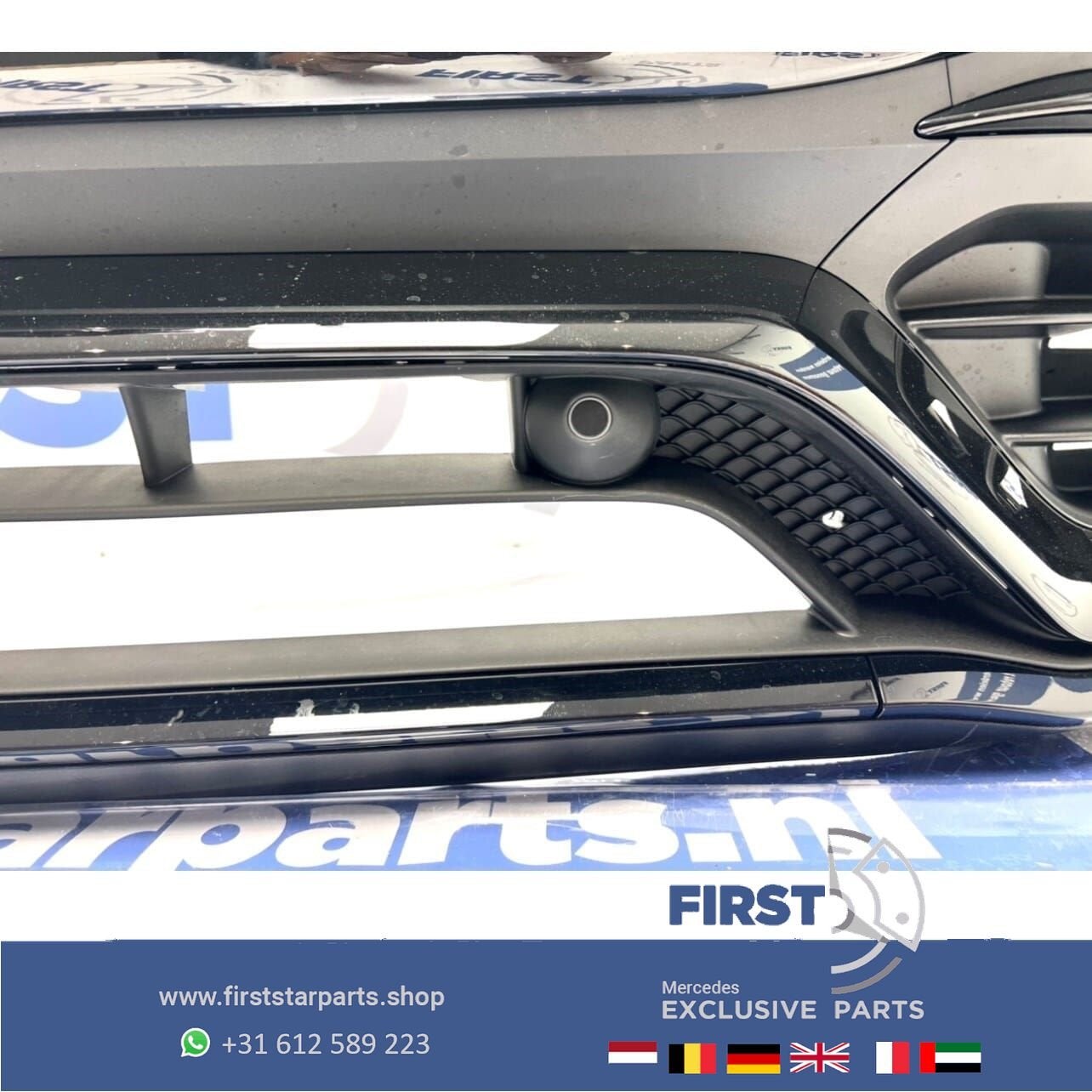 W253 C253 FACELIFT GLC63 AMG VOORBUMPER COMPLEET ZWART Merce, Utilisé, -, Avant, -