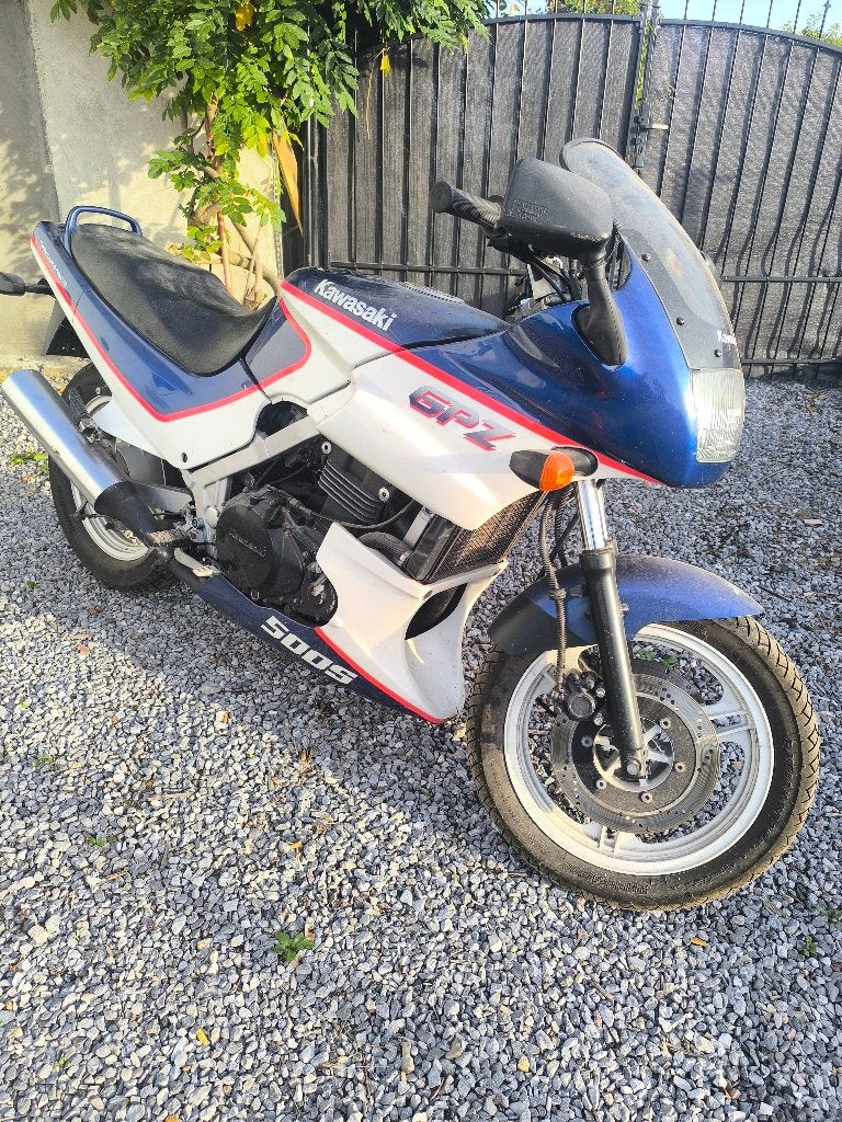 Kawasaki gpz 500, Enlèvement, Utilisé