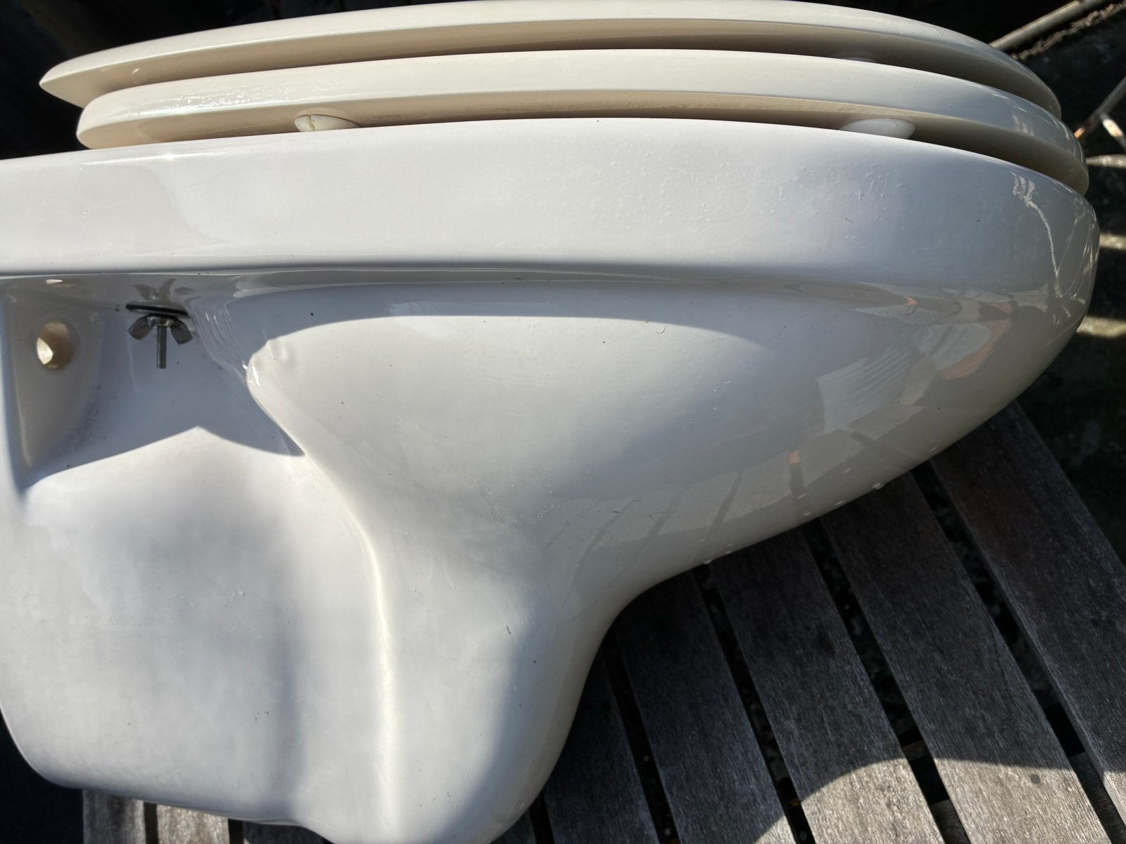 Sphinx hangtoilet met bijpassende wc bril, Ophalen, Gebruikt, Toilet