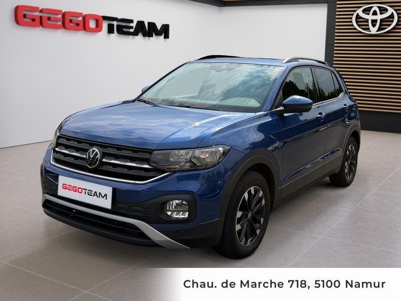 Volkswagen T-Cross 1.0E, Auto's, Volkswagen, Automaat, T-Cross, Blauw, 127 g/km