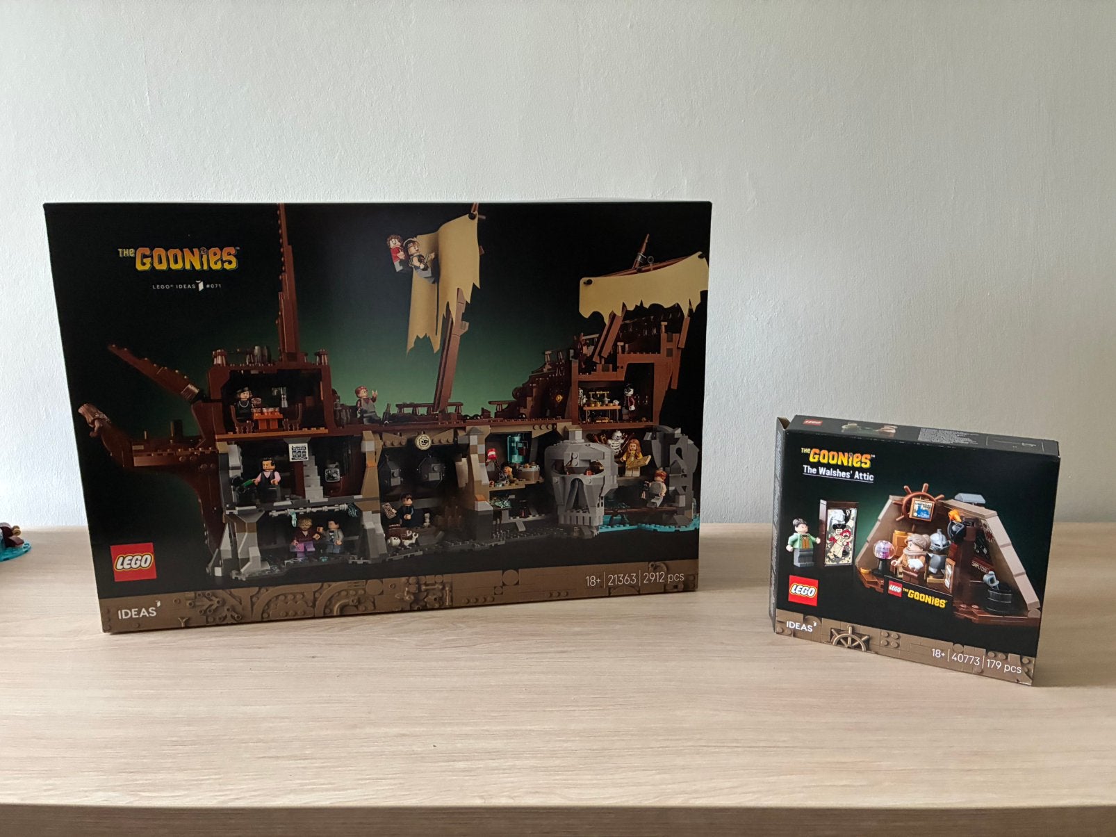 Lego 21363 The Goonies, Ophalen, Lego, Zo goed als nieuw, Inclusief doos