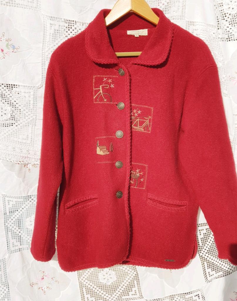 Vintage vest in Oostenrijkse stijl 100% WOL, Kleding | Dames, Maat 42/44 (L), Ophalen of Verzenden, Zo goed als nieuw, Vintage