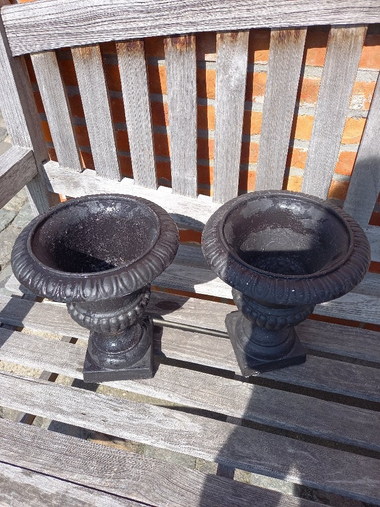 Bloempot, Ophalen, Gebruikt, Metaal, Minder dan 40 cm