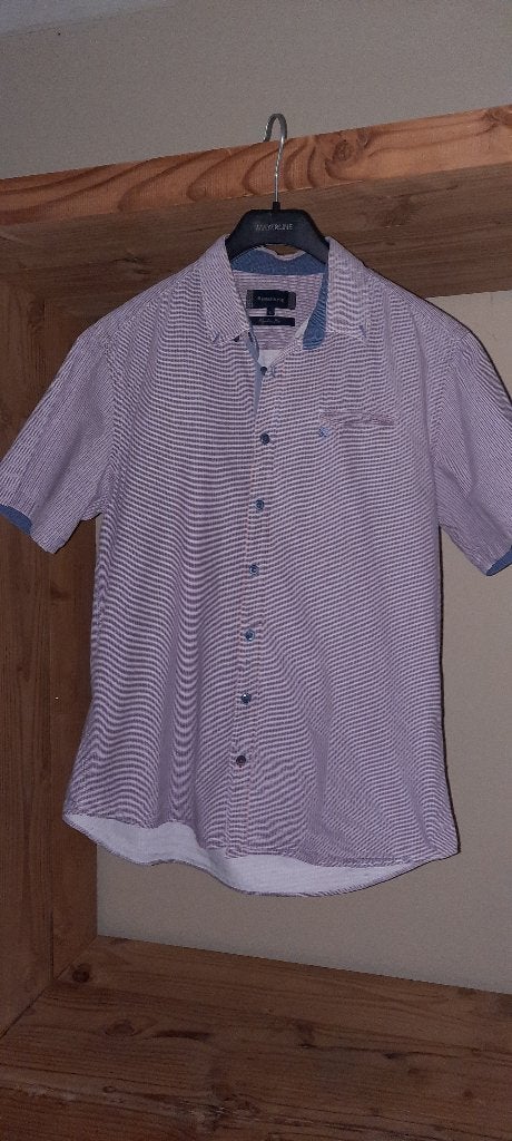 Chemise Nice Terre Bleue taille L, Enlèvement ou Envoi, Comme neuf, TERRE BLEU., Tour de cou 41/42 (L)