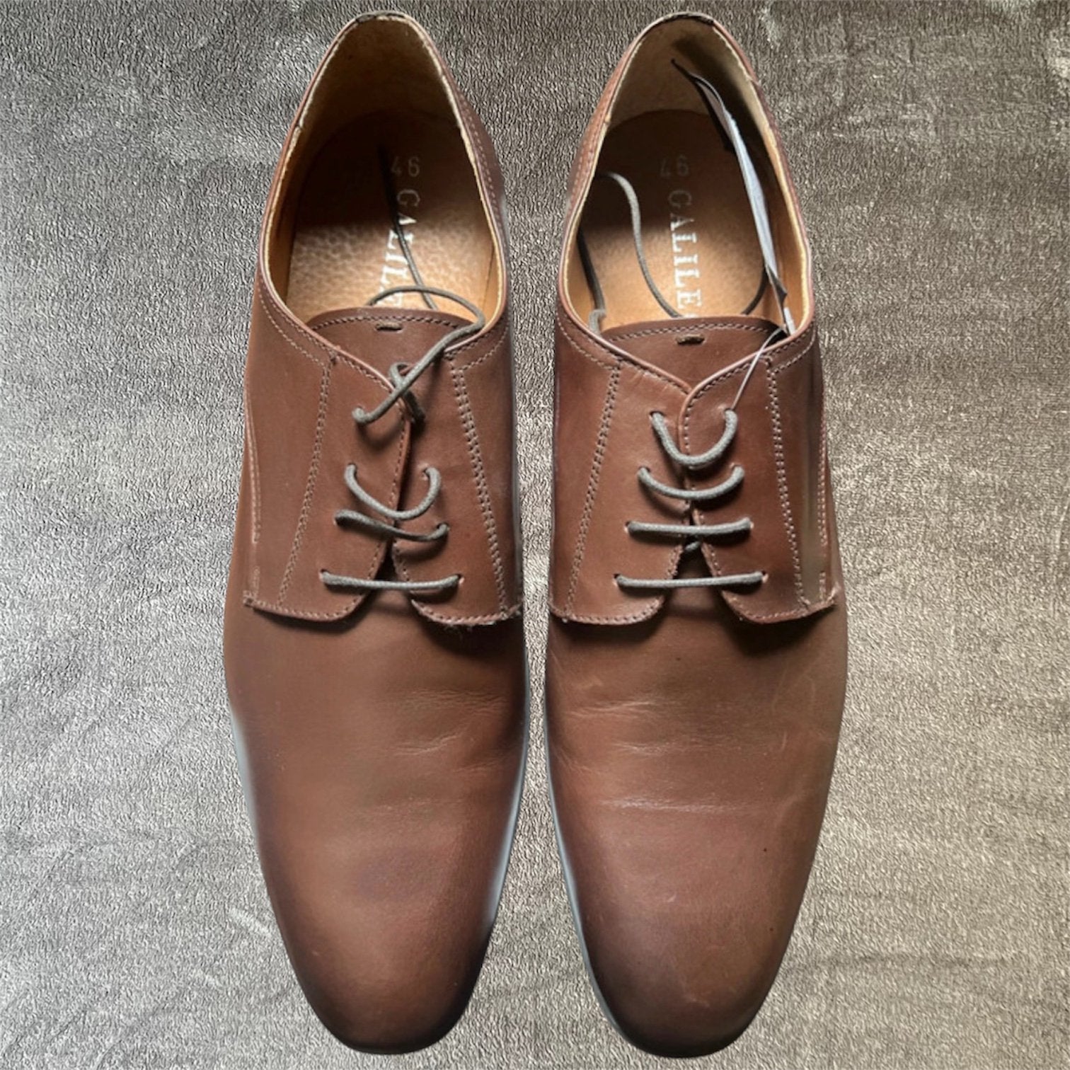 Galileo elegante herenschoenen maat 46 bruin, Envoi, Comme neuf, Brun