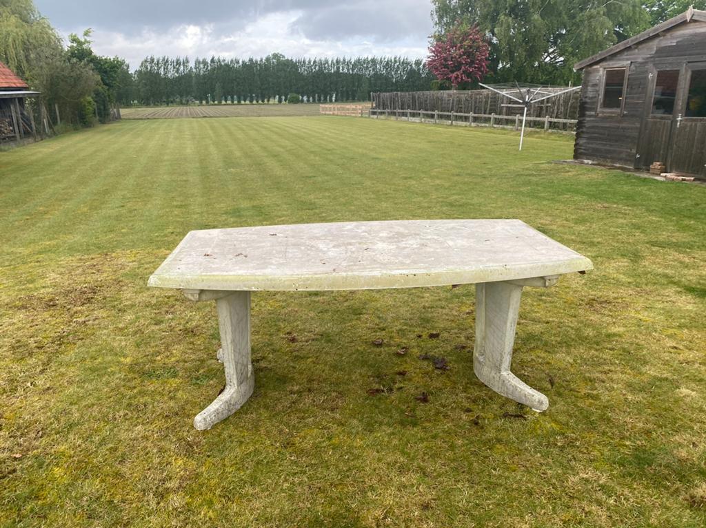 Tuintafel zoekt tuin, Ophalen, Gebruikt, Rechthoekig, Plastic