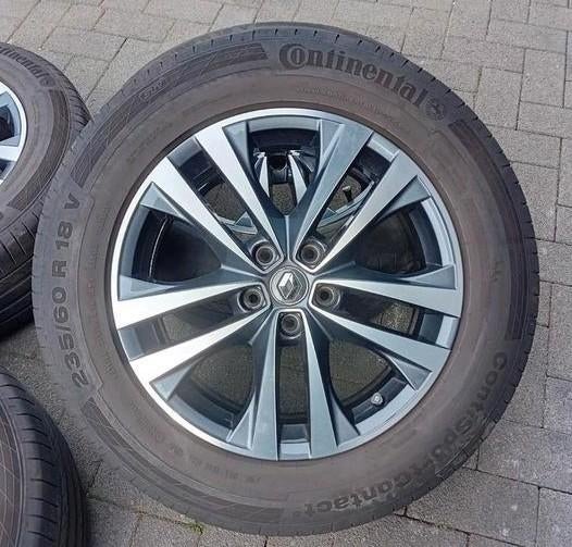 Zomerbanden velgen alu Renault Espace 18inch 5x114 5&4mm 🚖, Auto diversen, Tuning en Styling, Ophalen
