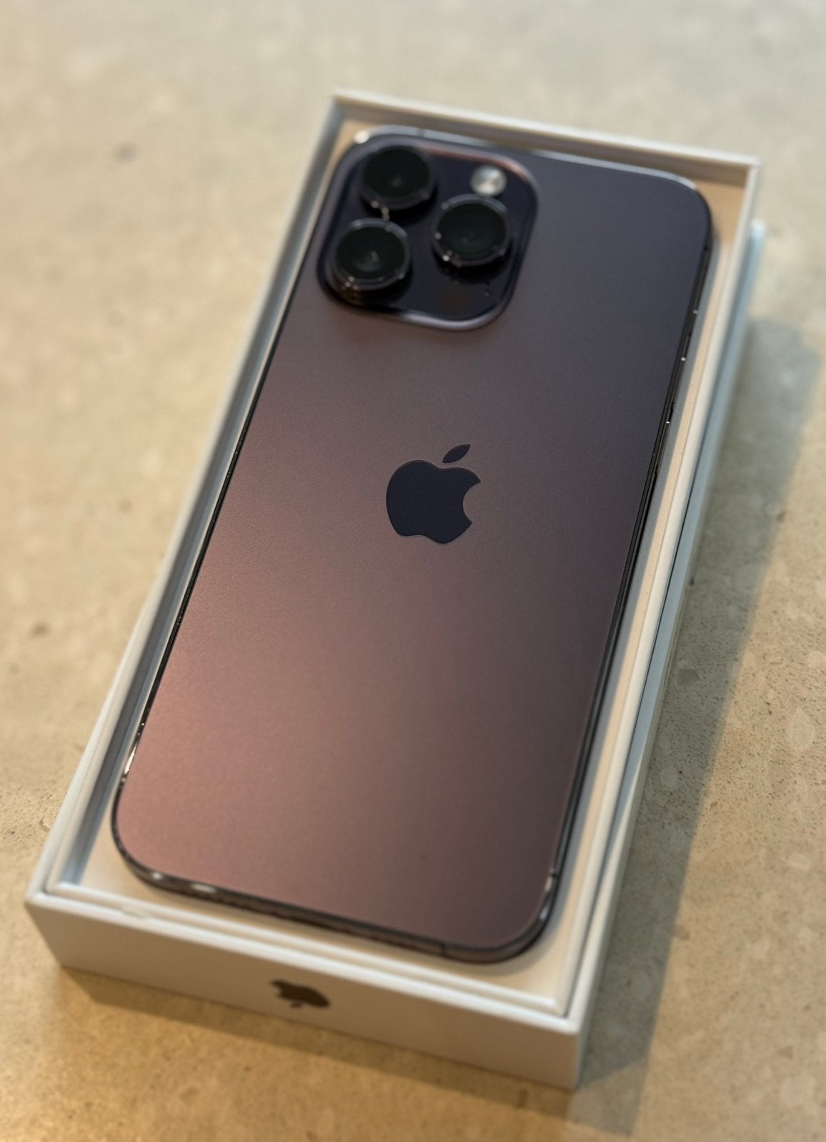 Iphone 14 pro max - 128gb - deep purple, 128 GB, 78 %, Comme neuf, Enlèvement