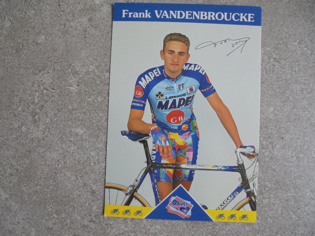 Wielerfoto Frank Vandenbroucke, Verzenden