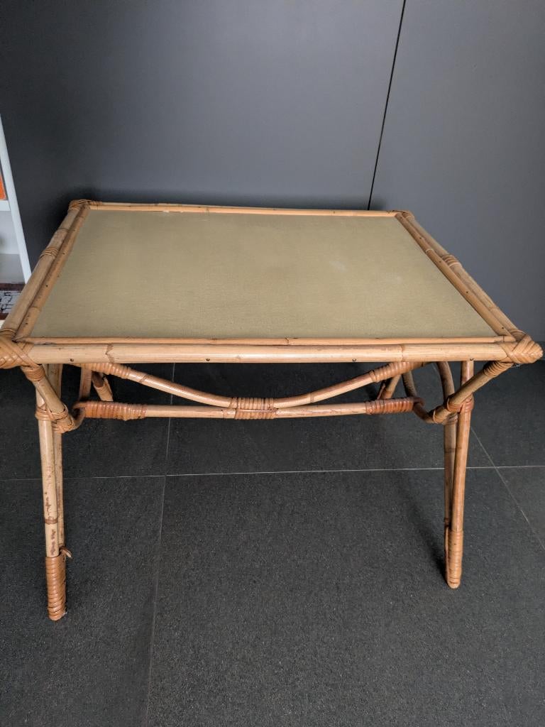 Rattan side table small coffee table, Moins de 50 cm, Rattan Bamboo Wicker, 50 à 100 cm, Enlèvement