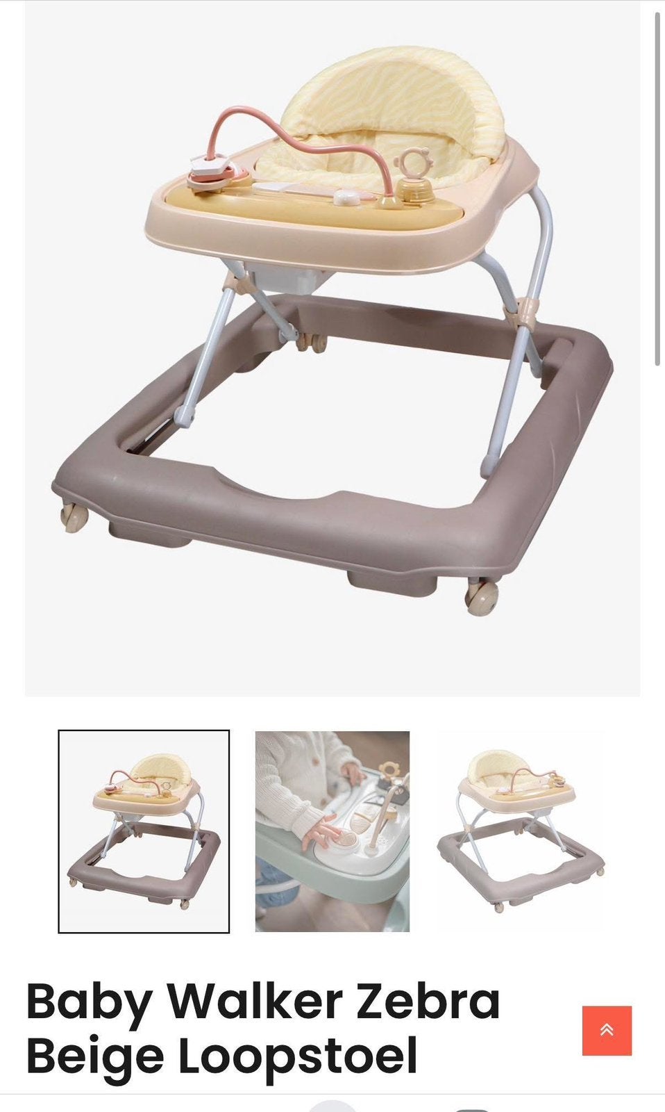 Baby walker zebra, Enlèvement, Neuf
