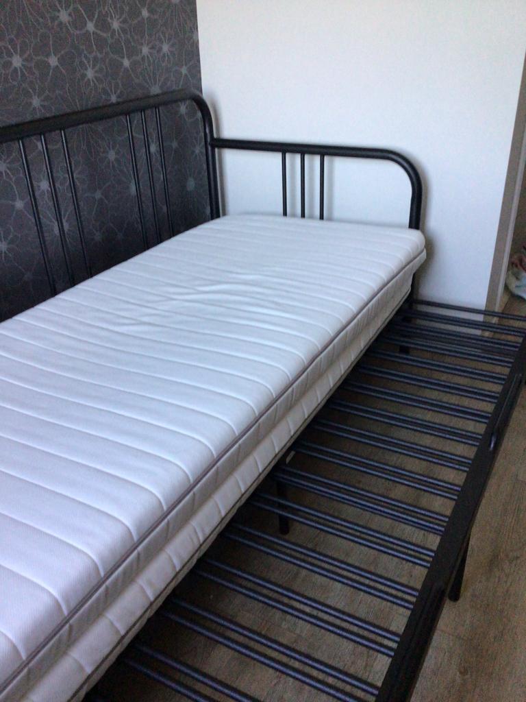 Eenpersoonsbed, Huis en Inrichting, Slaapkamer | Bedden, Ophalen, Verstelbaar, 90 cm, Eenpersoons