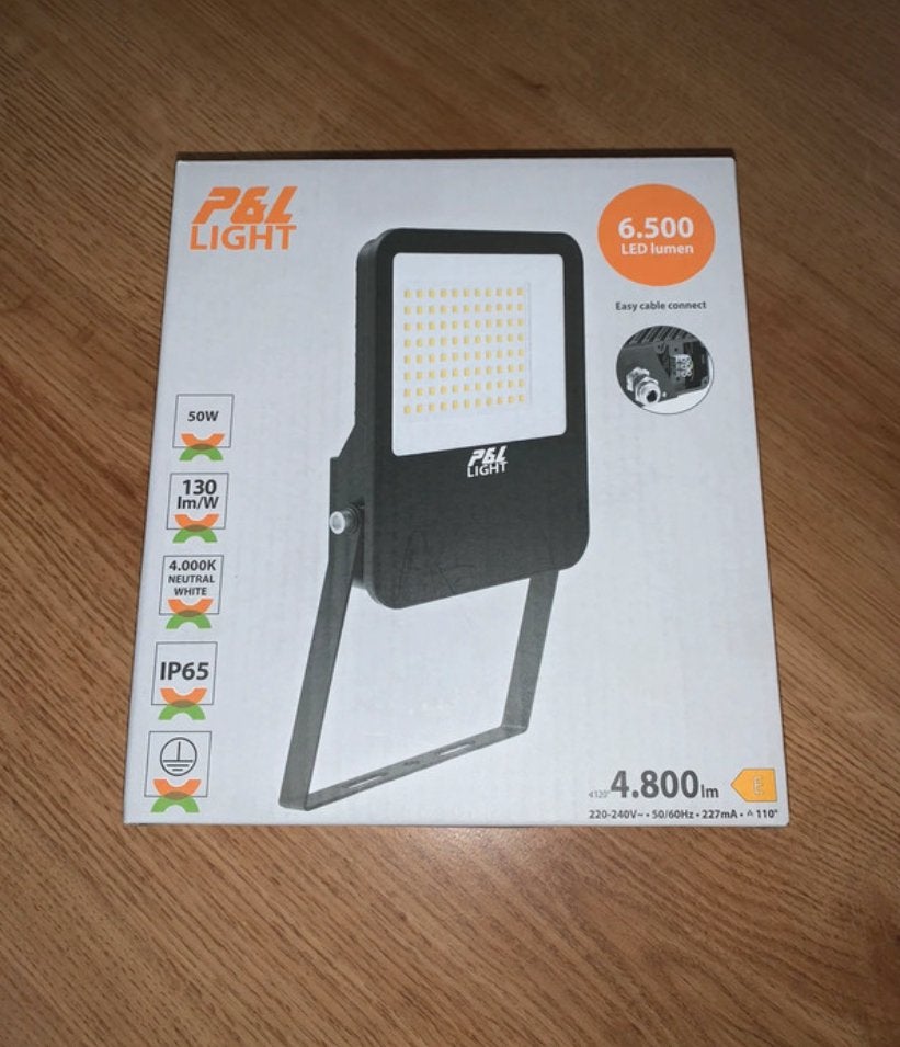 Projecteur LED 50W, Enlèvement, Neuf, 50 à 200 watts