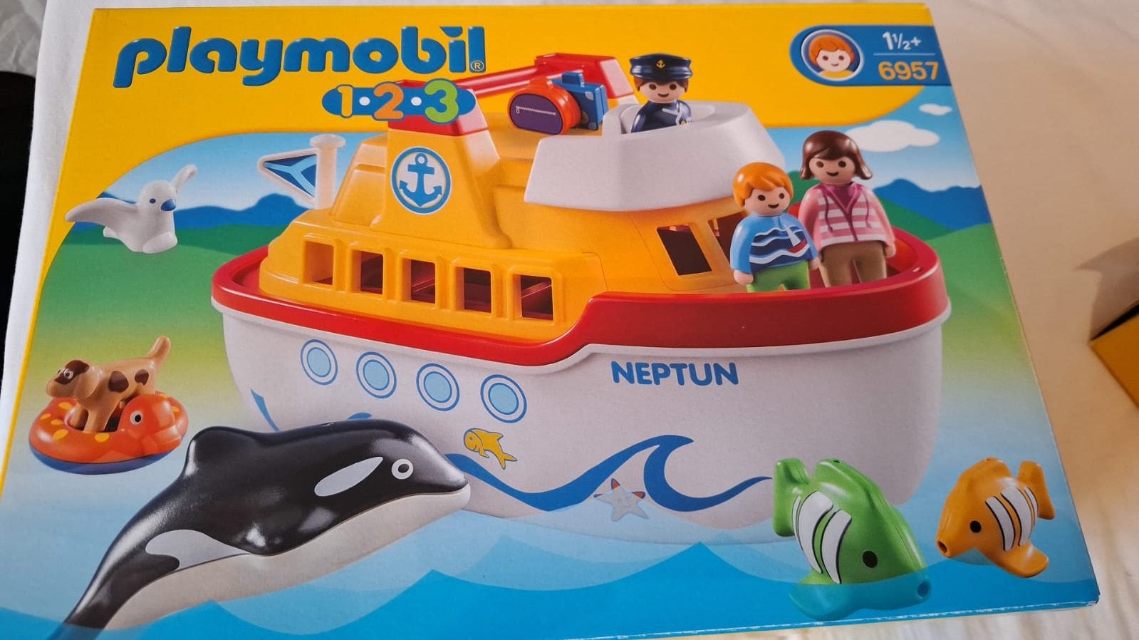 boot playmobil 123, Ophalen, Zo goed als nieuw, 1.2.3