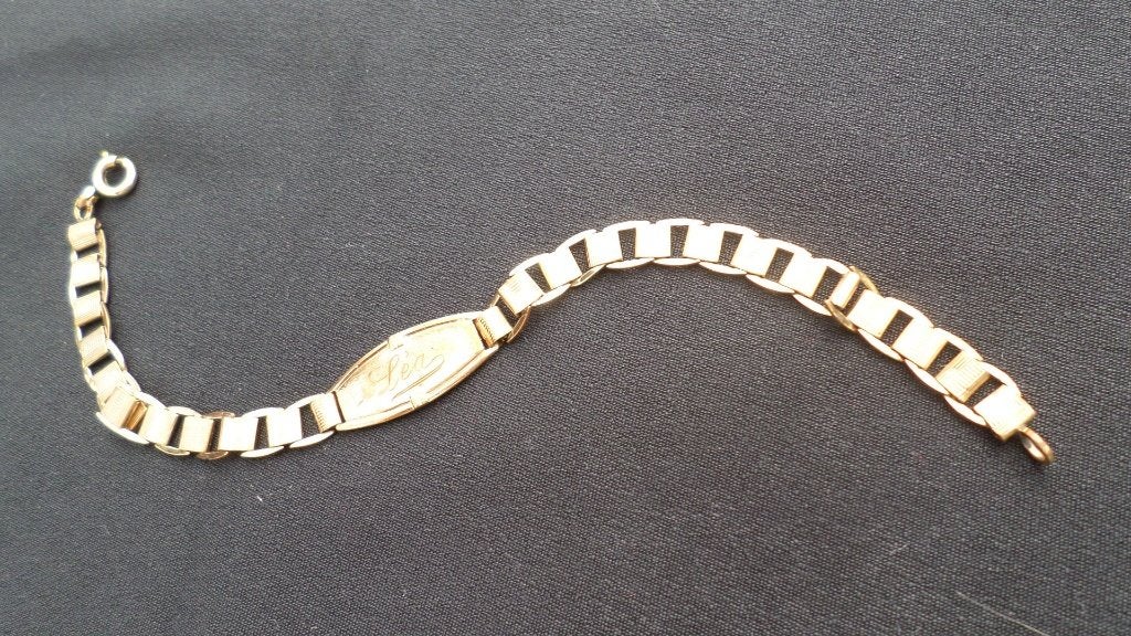 Bracelet "Léa" plaqué or, Bijoux, Sacs & Beauté, Enlèvement ou Envoi, Or, Or