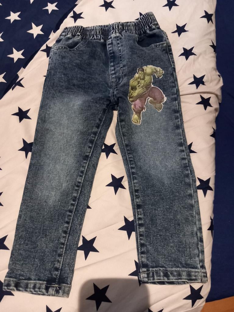 Marvel Hulk Jeans voor 4 jaar, Nieuw, Marvel, Jongen, Ophalen