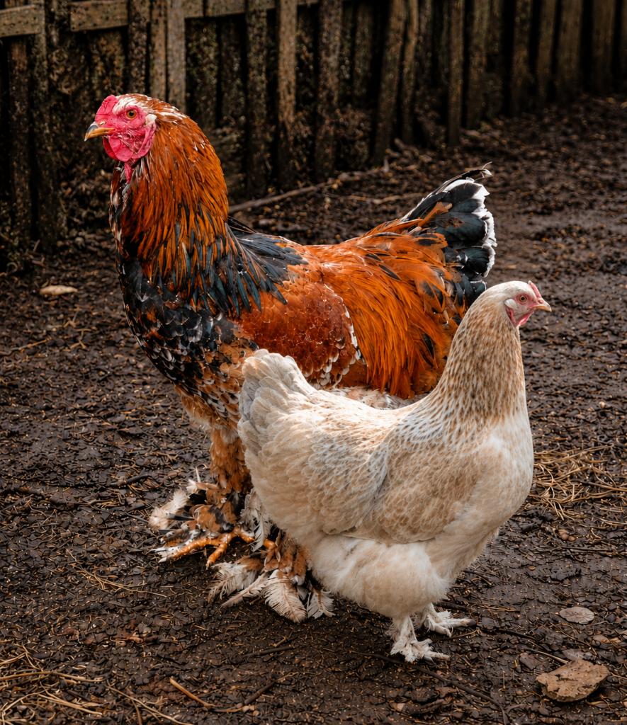 Koppel brahma, Dieren en Toebehoren, Meerdere dieren, Kip