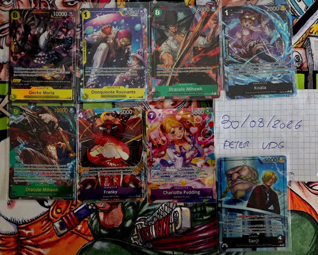 Lot met hits one piece, Foil, Nieuw, Meerdere kaarten, Ophalen of Verzenden