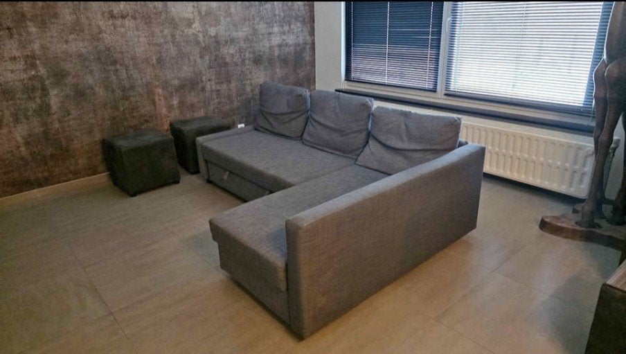 Divan L , fonction lit et coffre rangement, parfait état, Maison & Meubles