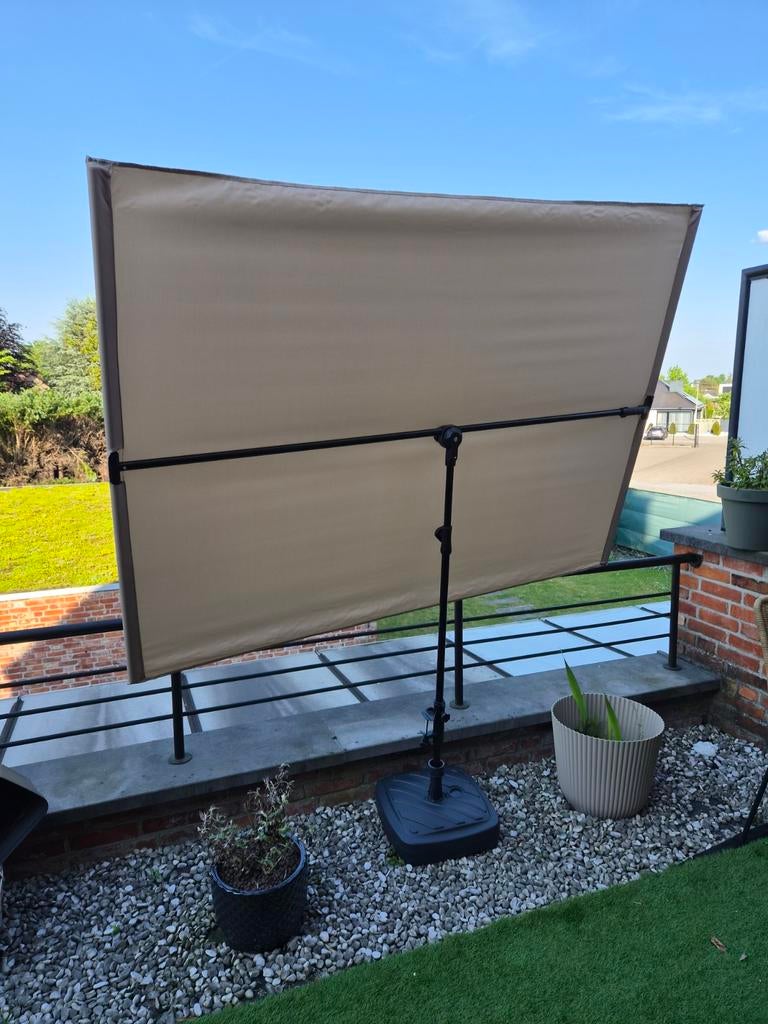Terras parasol, Tuin en Terras, Ophalen, Nieuw, Screen