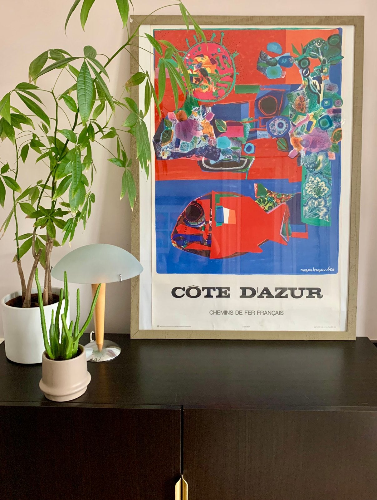 Lithographie de Bezombes pour la SNCF, Enlèvement ou Envoi