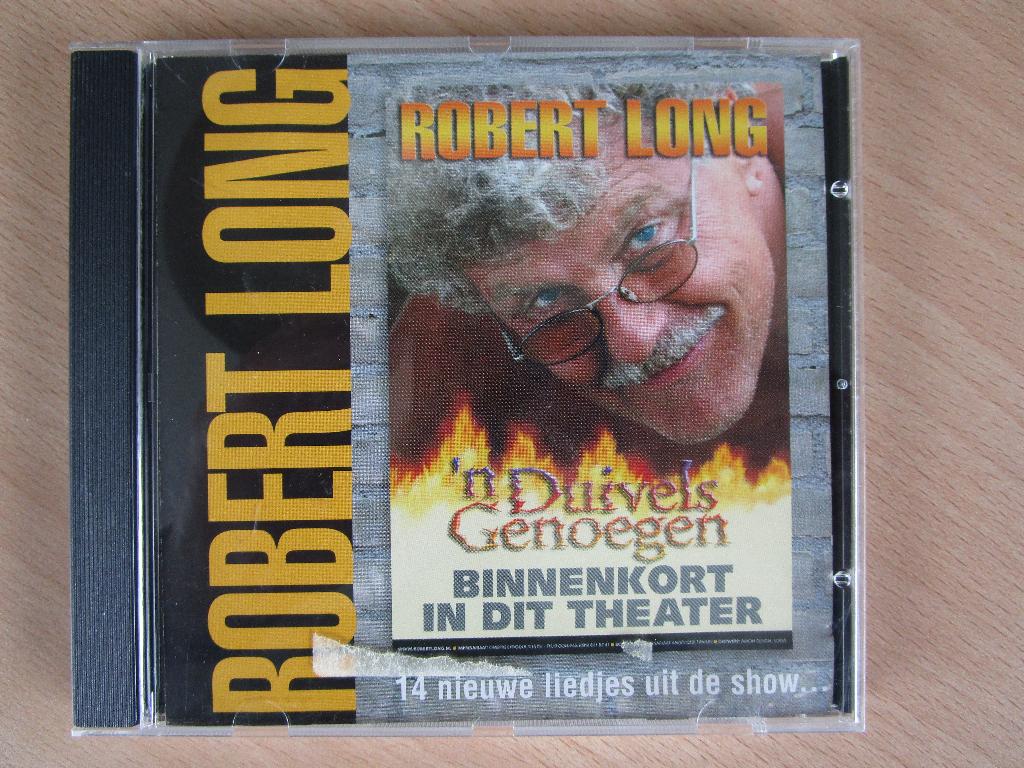 ROBERT LONG = 'N DUIVELS GENOEGEN - THEATERSHOW - CD, Cd's en Dvd's, Ophalen of Verzenden, Zo goed als nieuw, Pop