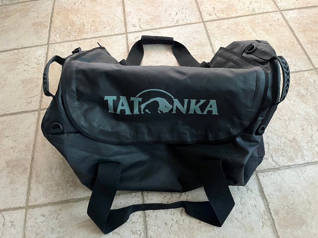 Tatonka Barrel zwarte waterdichte reistas 110 liter, Ophalen, 30 cm of meer, Zwart, Zo goed als nieuw