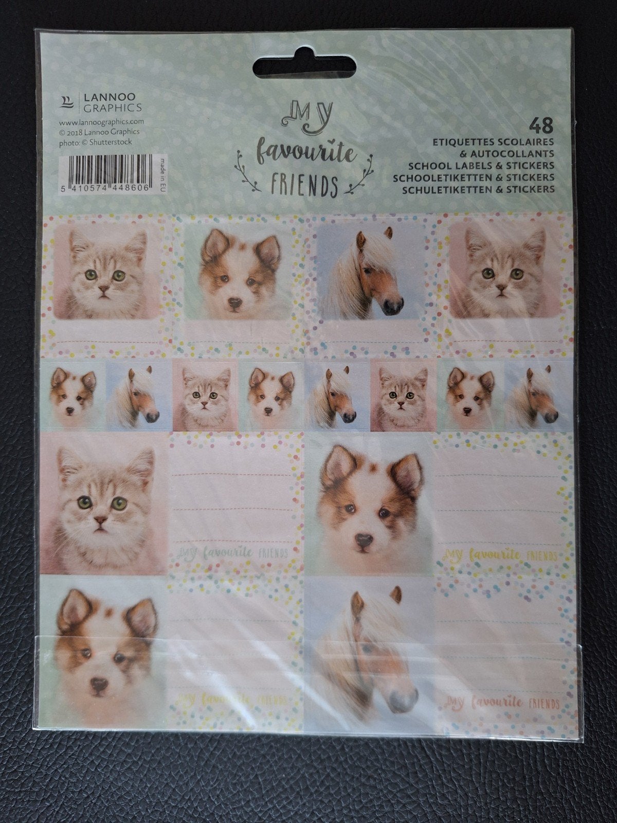 Schooletiketten & stickers 48st nieuw, Hobby & Loisirs créatifs, Scrapbooking, Enlèvement, Neuf, Autres types, Autres marques