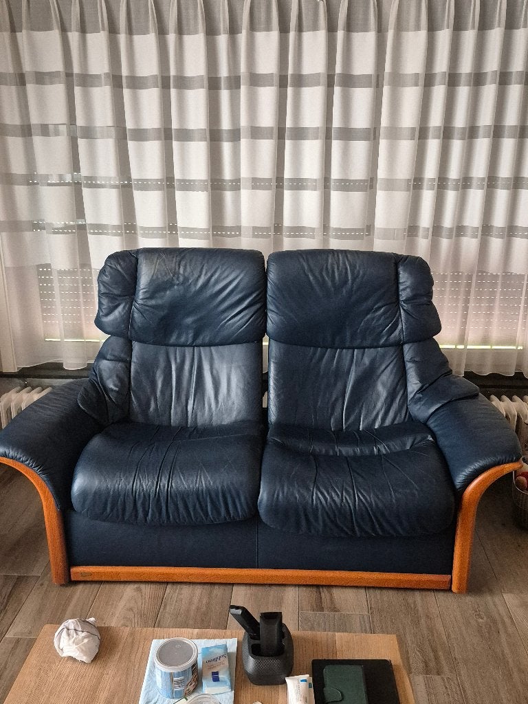 Stressless salon, Huis en Inrichting, Ophalen, Zo goed als nieuw, Leer