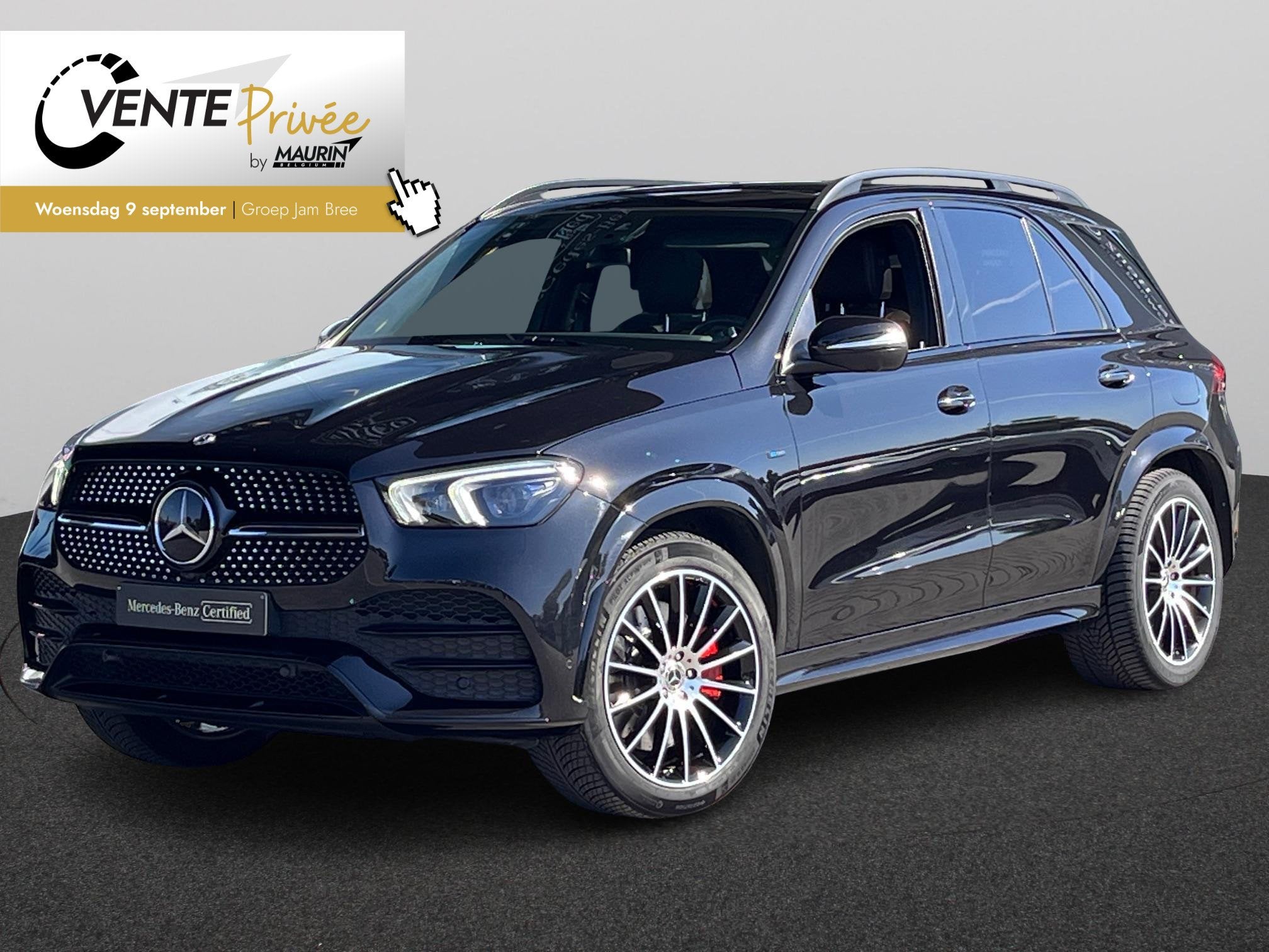 Mercedes-Benz GLE 350 de 4MATIC (automatique), Autos, Mercedes-Benz, 2700 kg, Euro 6, Hybride Électrique/Diesel, 5 portes