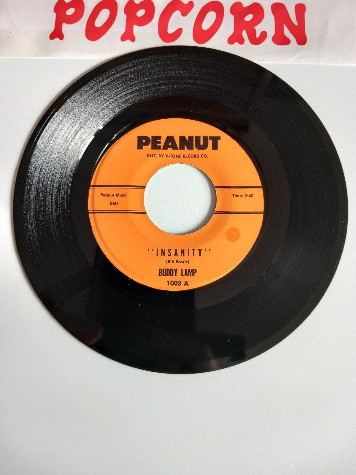BUDDY LAMP. INSANITY. POPCORN USA 45T, Ophalen of Verzenden