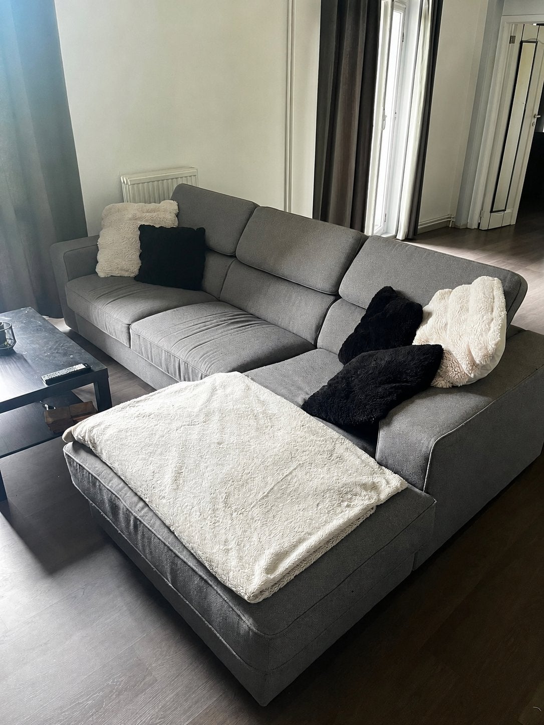 Hoekzetel in goede staat – comfortabel & zonder vlekken, Enlèvement, Utilisé
