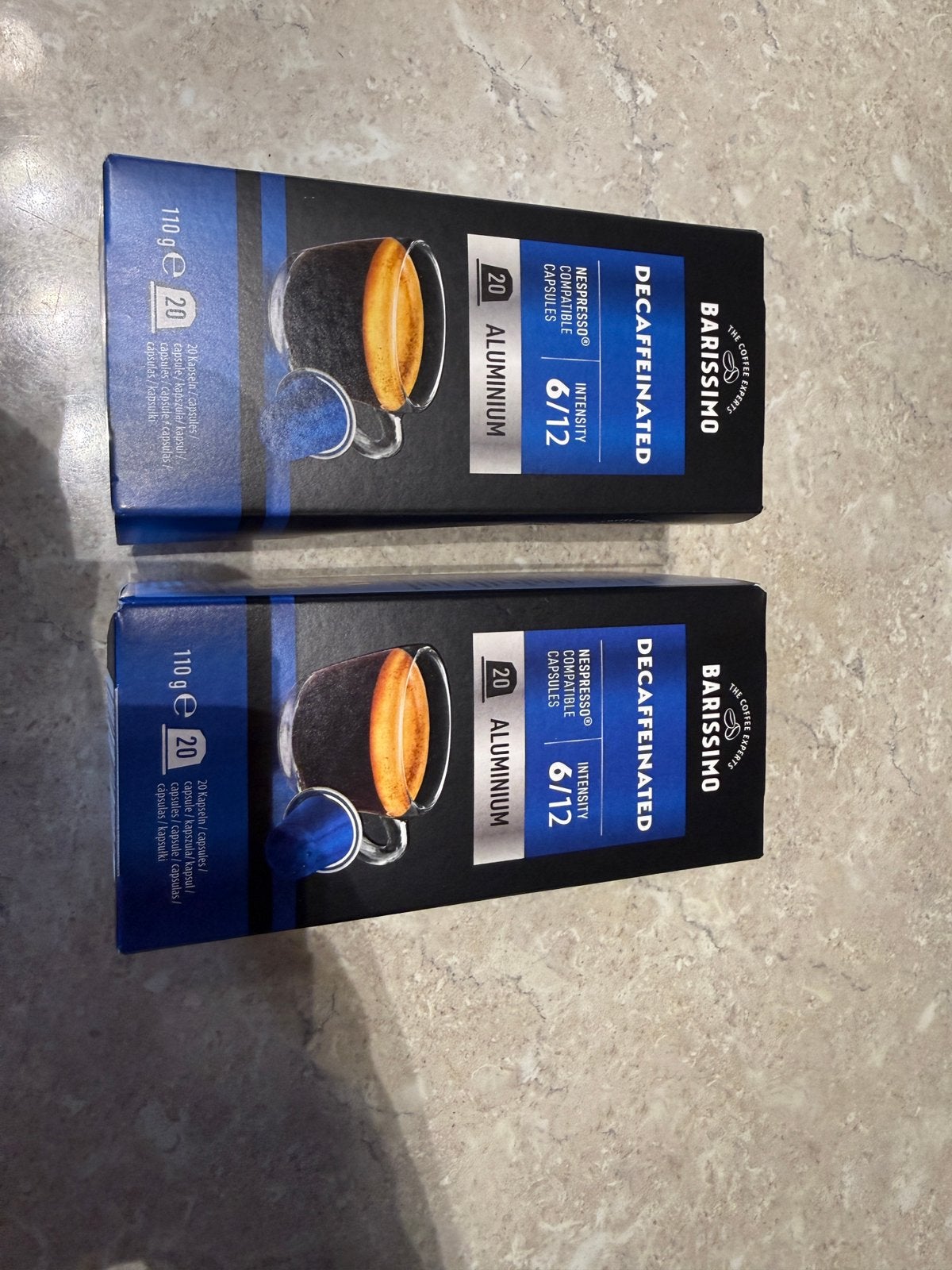 2 pakjes Barissimo capsules, Nieuw, Ophalen of Verzenden, Overige materialen, Overige merken