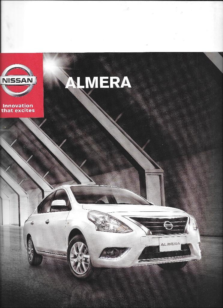 NISSAN ALMERA  2016, Boeken, Auto's | Folders en Tijdschriften, Ophalen of Verzenden, Zo goed als nieuw, Nissan