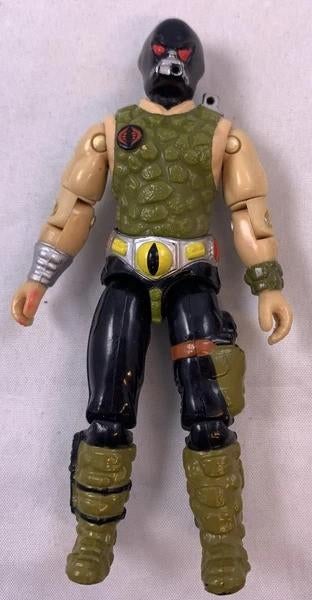 G.I. Joe Croc Master Figuur Vintage 1987 Hasbro GI Joe ARAH, Verzenden, Zo goed als nieuw