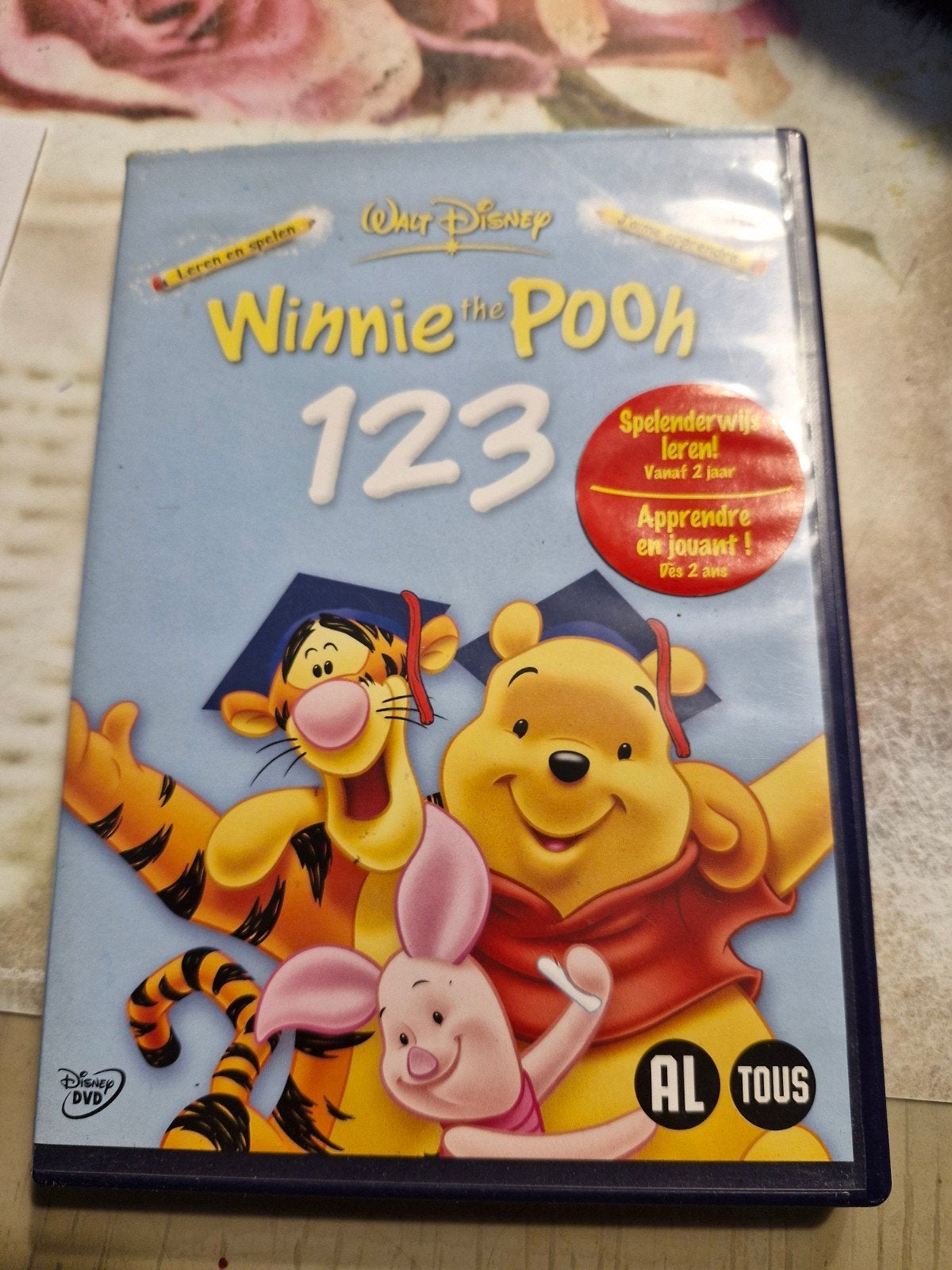 dvd walt disney winnie lourson 123 apprendre en jouant, CD & DVD, Enlèvement ou Envoi