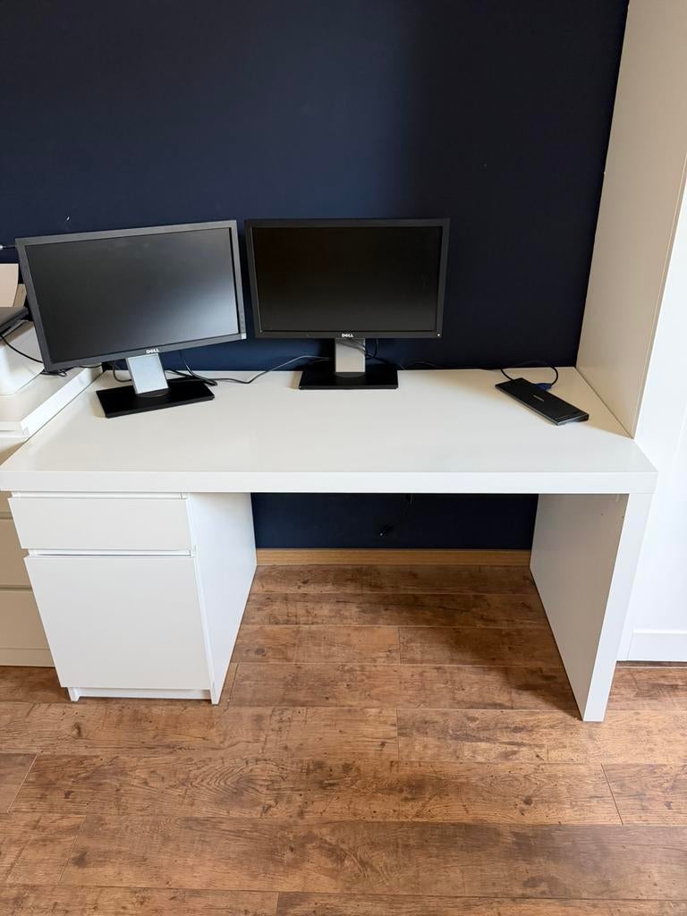 Bureau ikea MALM, Ophalen, Gebruikt, IKEA