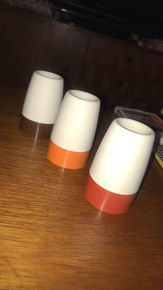 Set de 4 coquetiers Tupperware Vintage, Enlèvement ou Envoi, Comme neuf, Autres types