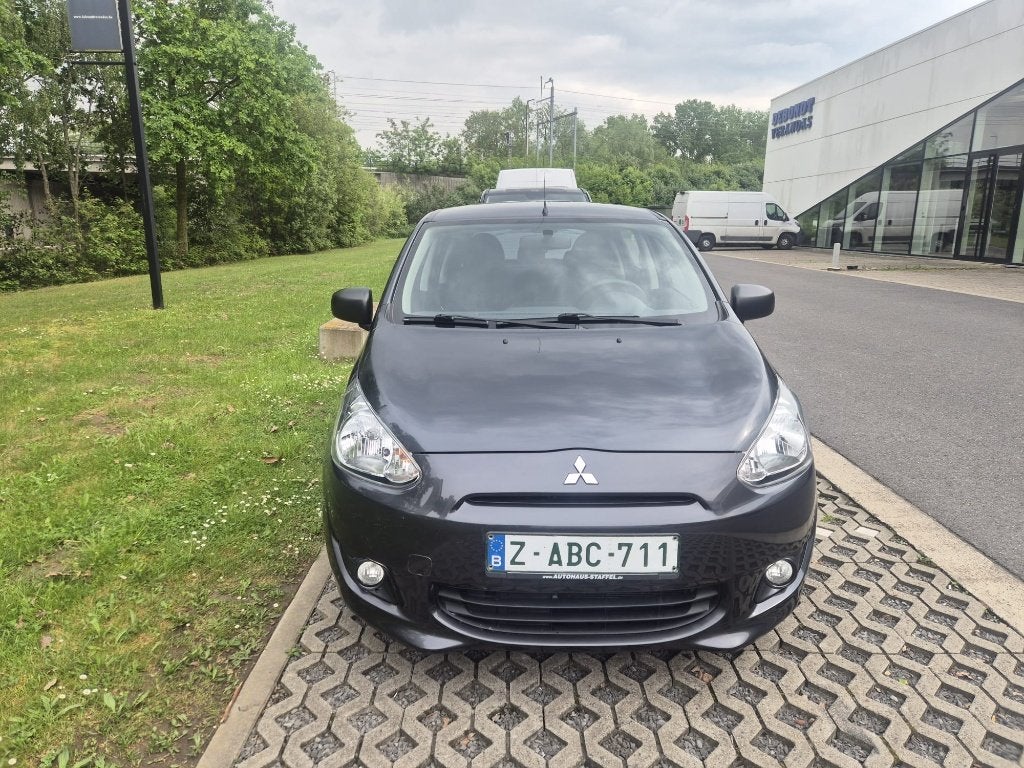 Mitsubishi Space Star 1.0i - Airco + Keuring - Garantie, Auto's, Mitsubishi, Voorwielaandrijving, Euro 5, Stof, Bedrijf