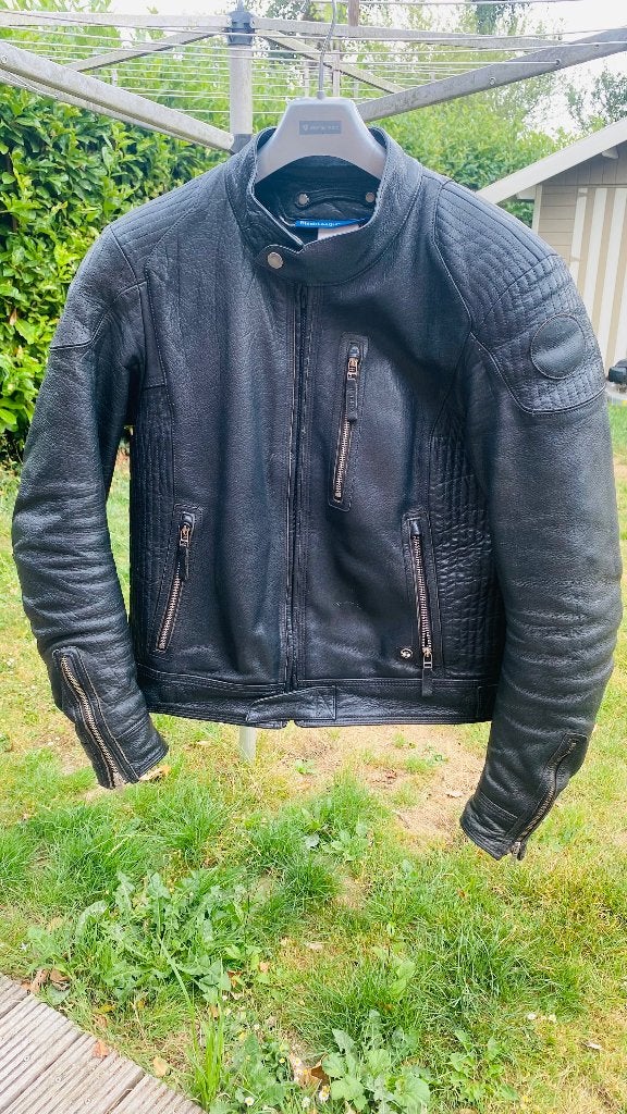 Jas BMW RnineT, Motoren, Kleding | Motorkleding, Ophalen, Heren, Jas | leer, BMW Mottorad