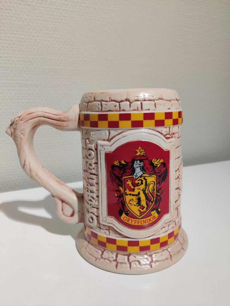 Harry Potter - Chope à bière motif Gryffindor, Enlèvement, Comme neuf, Verre à bière