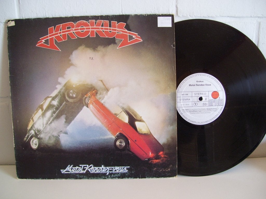 KROKUS  metal rendez vous, LP, Gebruikt, Hardrock, Originele persing