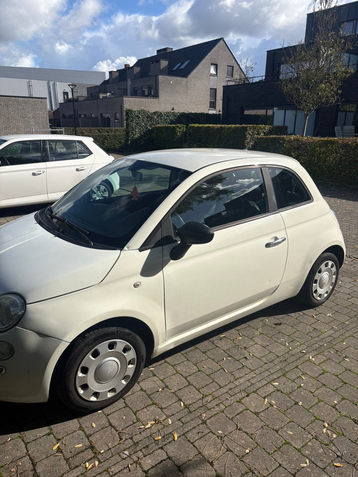 Fiat 500, Auto's, Wit, Handgeschakeld, Grijs, Particulier