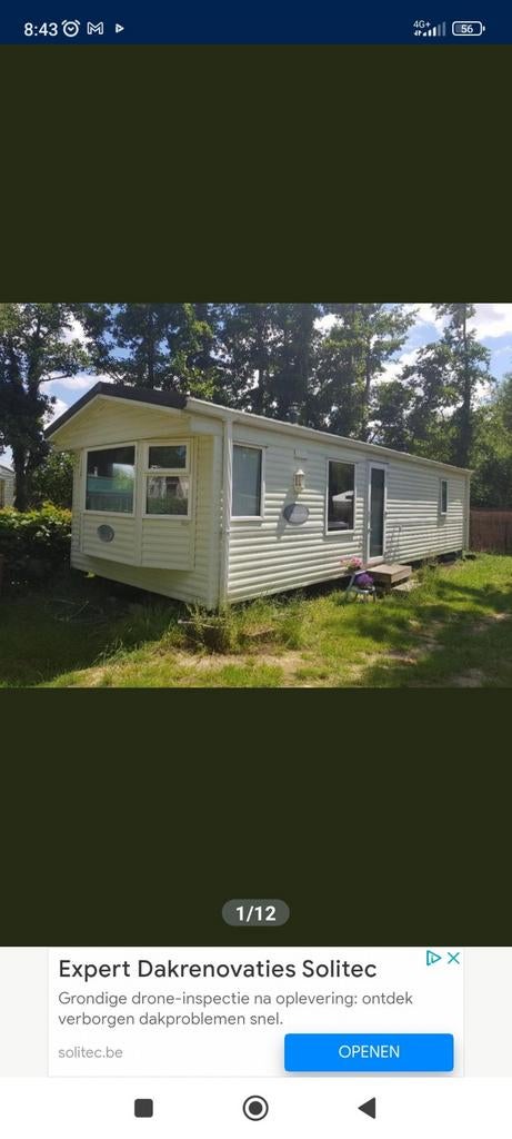 Stacaravan Willerby Salisbury, Caravanes & Camping, Caravanes résidentielles, Enlèvement